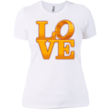 T-Shirts White / X-Small LOVE Lotr Ring Women's Premium T-Shirt
