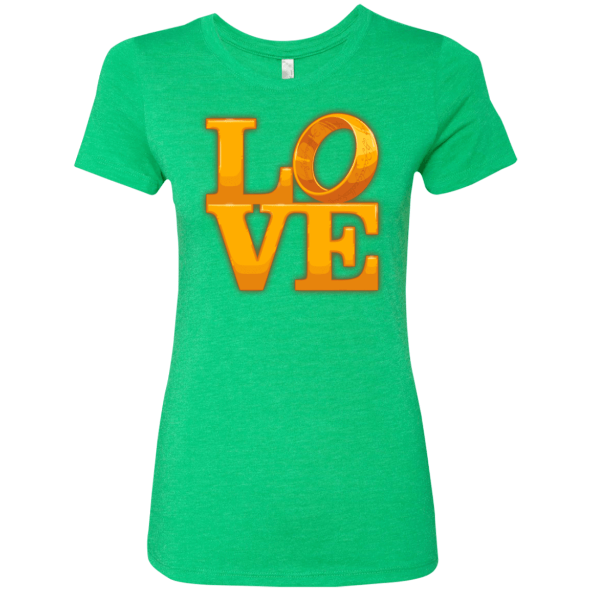 T-Shirts Envy / Small LOVE Lotr Ring Women's Triblend T-Shirt