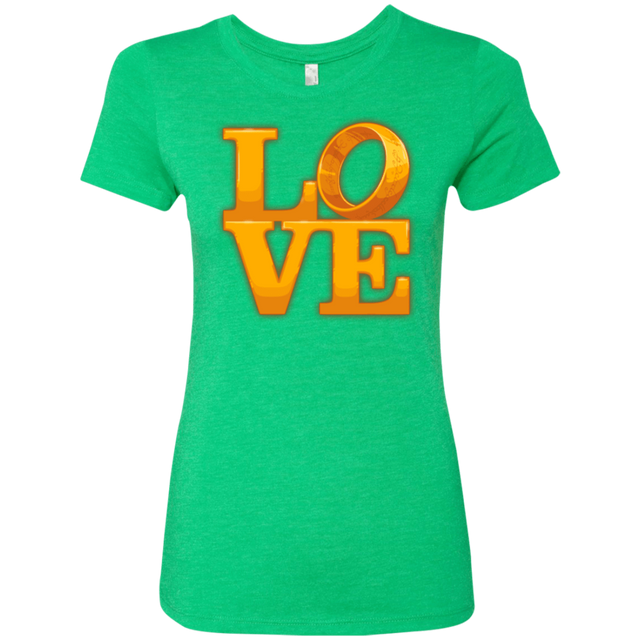 T-Shirts Envy / Small LOVE Lotr Ring Women's Triblend T-Shirt