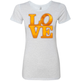 T-Shirts Heather White / Small LOVE Lotr Ring Women's Triblend T-Shirt