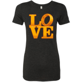 T-Shirts Vintage Black / Small LOVE Lotr Ring Women's Triblend T-Shirt