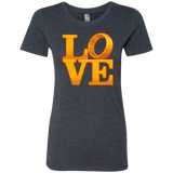 T-Shirts Vintage Navy / Small LOVE Lotr Ring Women's Triblend T-Shirt