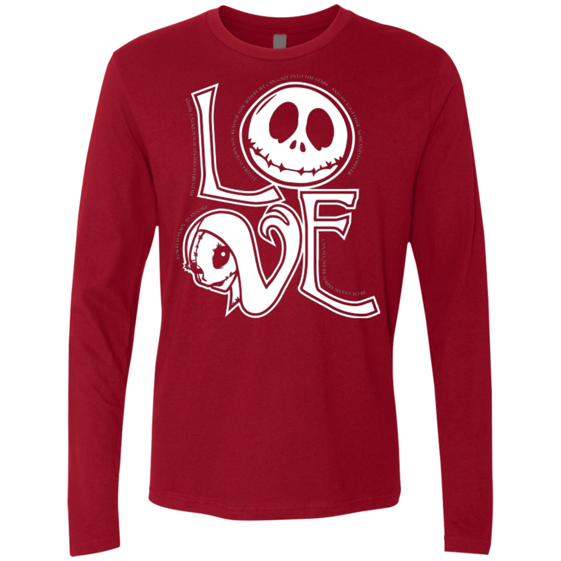 T-Shirts Cardinal / Small Love Men's Premium Long Sleeve