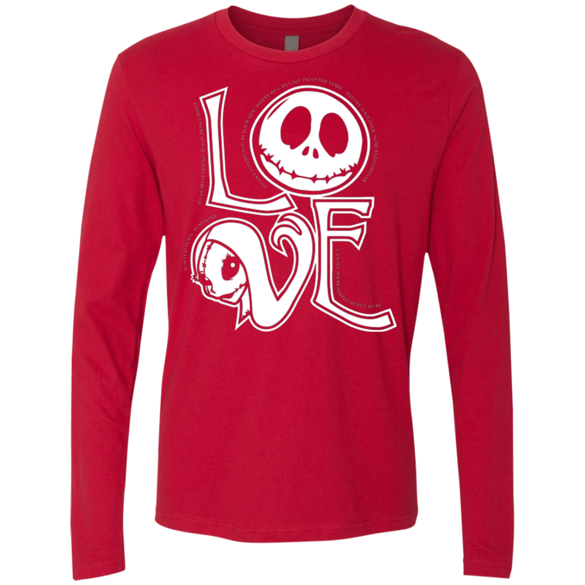 T-Shirts Red / Small Love Men's Premium Long Sleeve