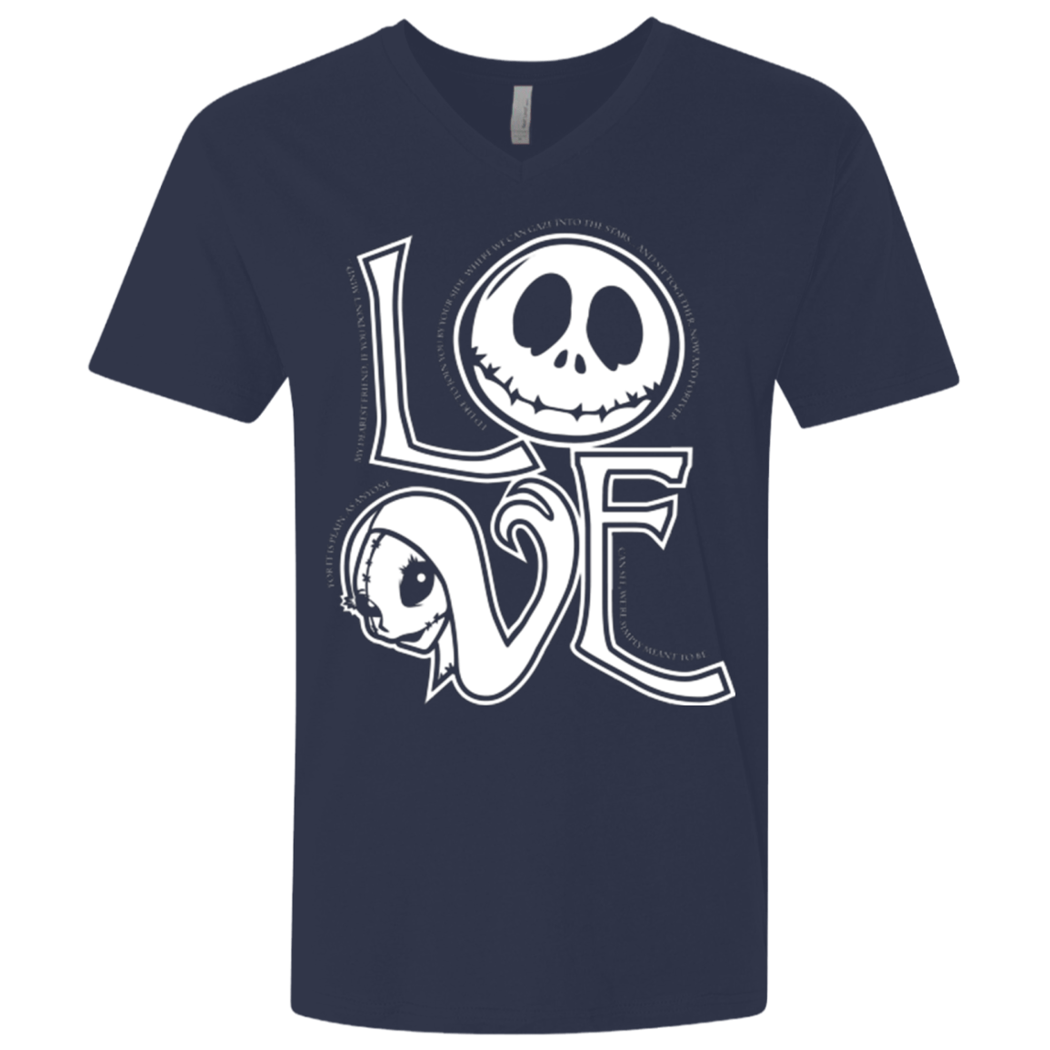 T-Shirts Midnight Navy / X-Small Love Men's Premium V-Neck