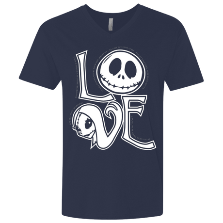 T-Shirts Midnight Navy / X-Small Love Men's Premium V-Neck