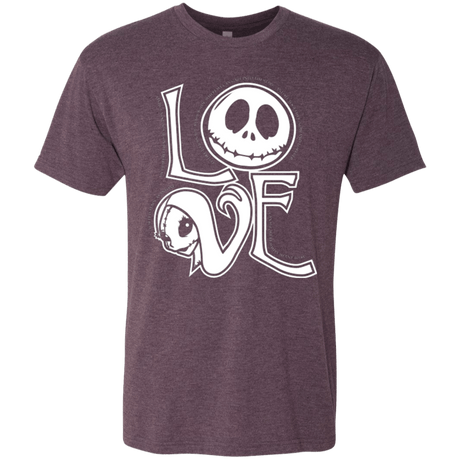 T-Shirts Vintage Purple / Small Love Men's Triblend T-Shirt
