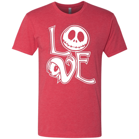 T-Shirts Vintage Red / Small Love Men's Triblend T-Shirt
