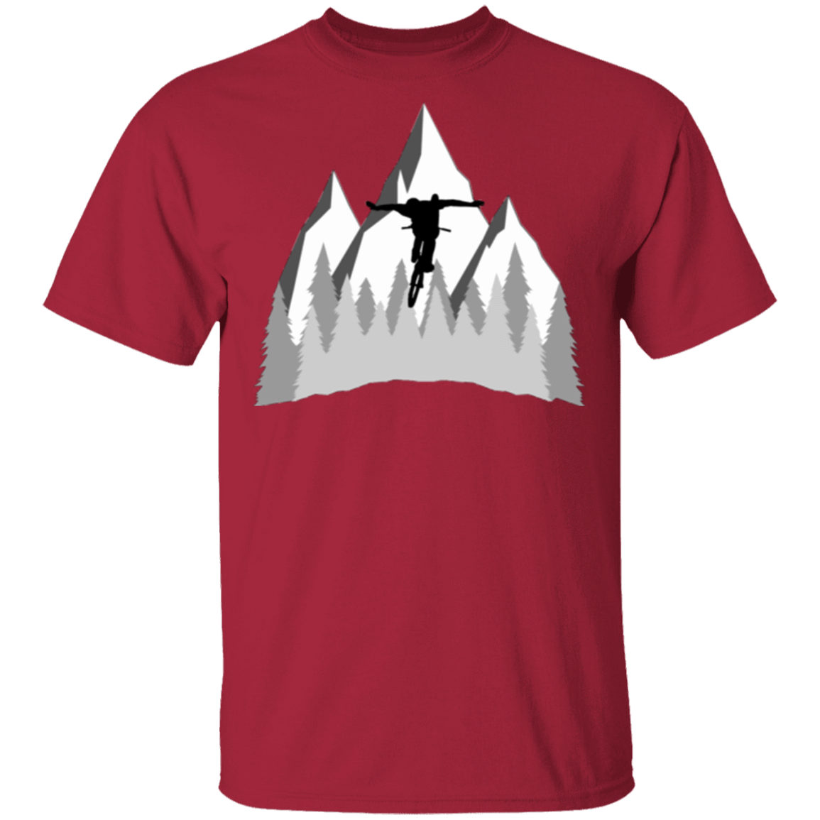 T-Shirts Cardinal / S Love My Life Mountain Bike T-Shirt