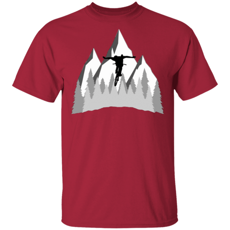 T-Shirts Cardinal / S Love My Life Mountain Bike T-Shirt