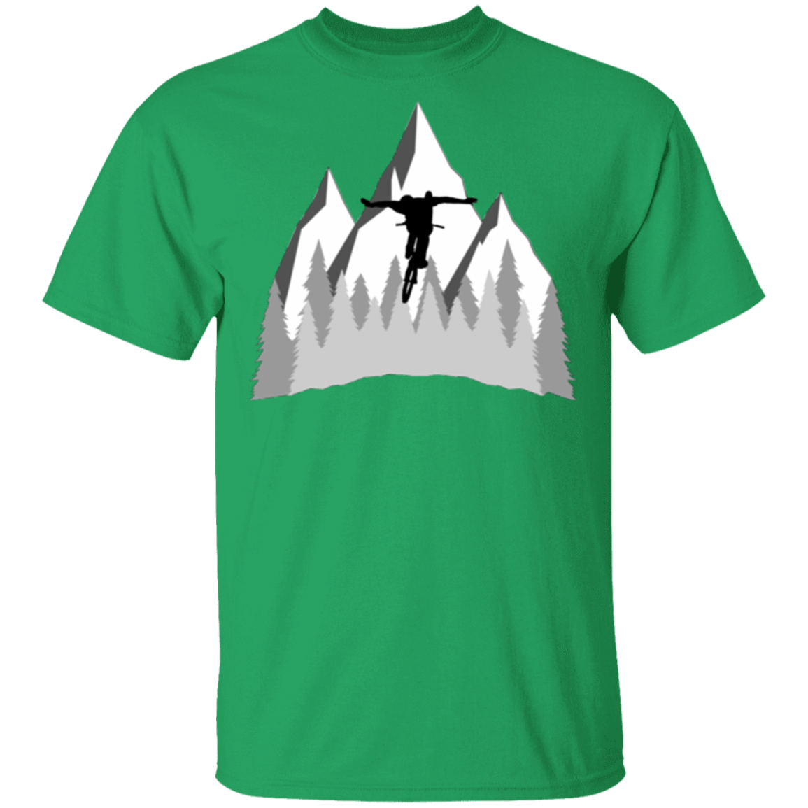 T-Shirts Irish Green / S Love My Life Mountain Bike T-Shirt