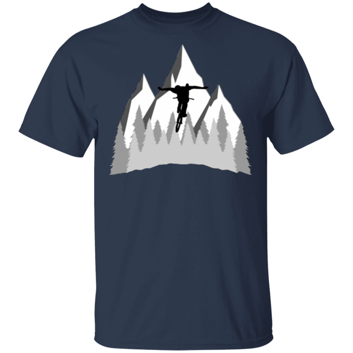 T-Shirts Navy / S Love My Life Mountain Bike T-Shirt