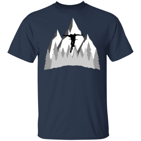 T-Shirts Navy / S Love My Life Mountain Bike T-Shirt