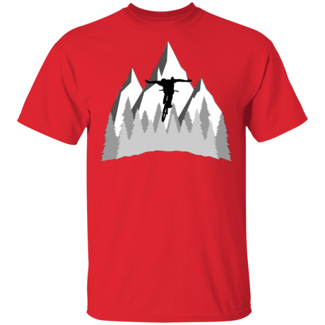 T-Shirts Red / S Love My Life Mountain Bike T-Shirt