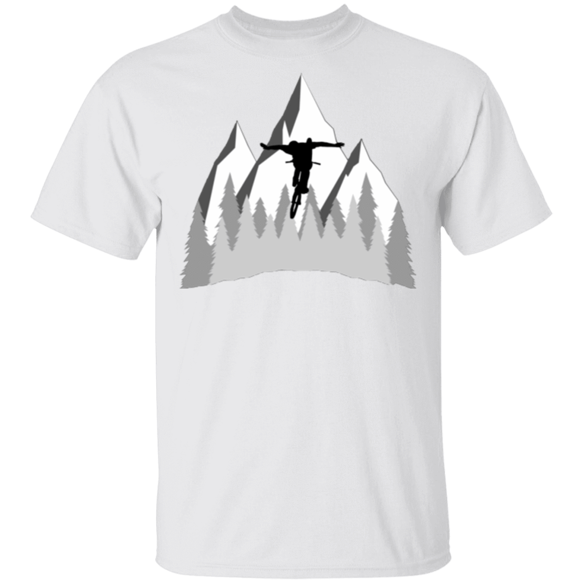 T-Shirts White / S Love My Life Mountain Bike T-Shirt