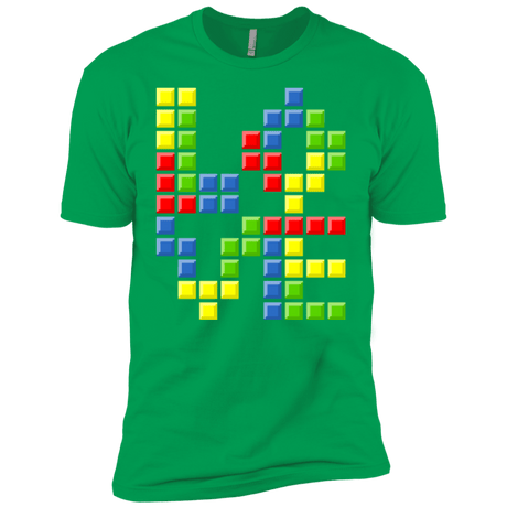 T-Shirts Kelly Green / YXS Love Puzzles Boys Premium T-Shirt