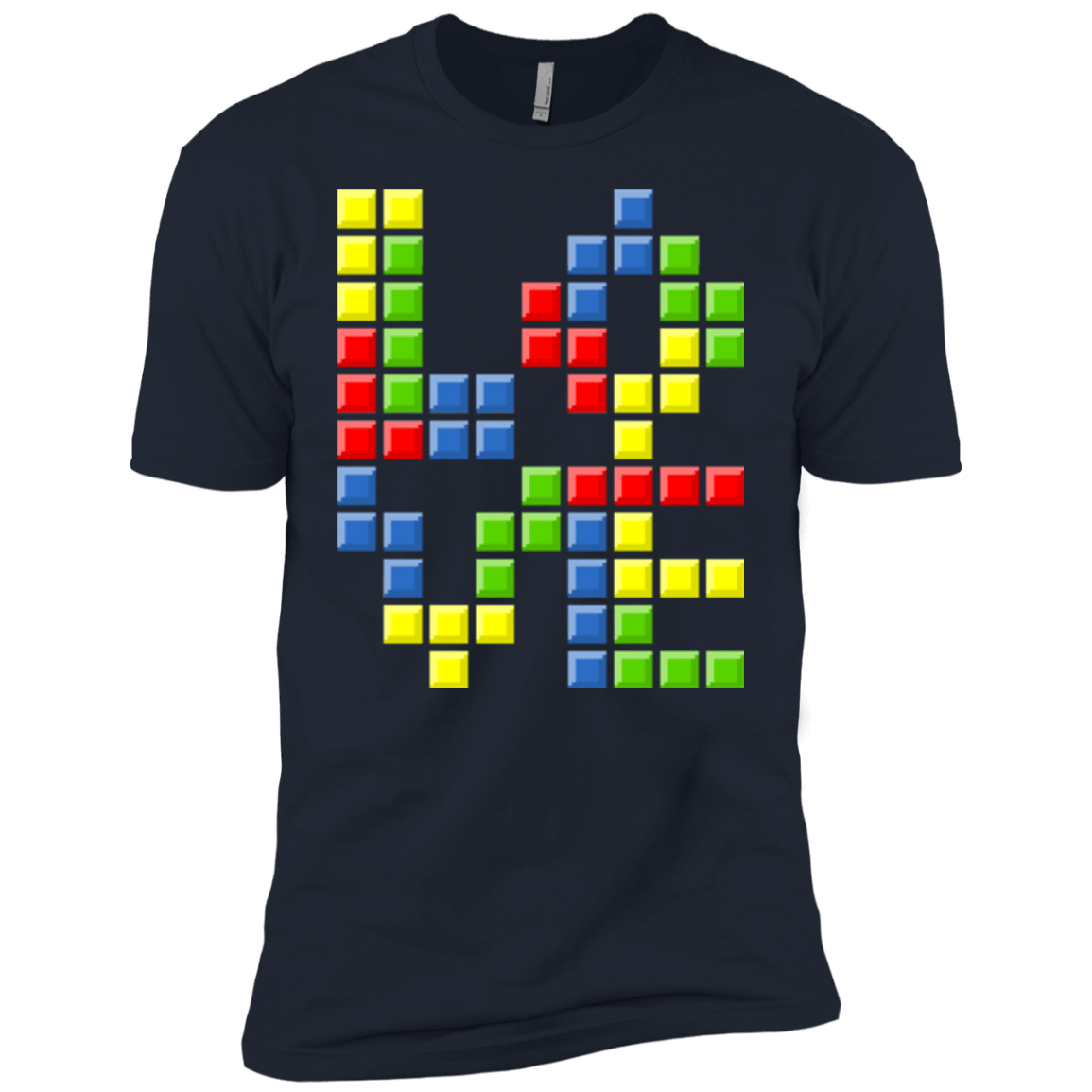 T-Shirts Midnight Navy / YXS Love Puzzles Boys Premium T-Shirt