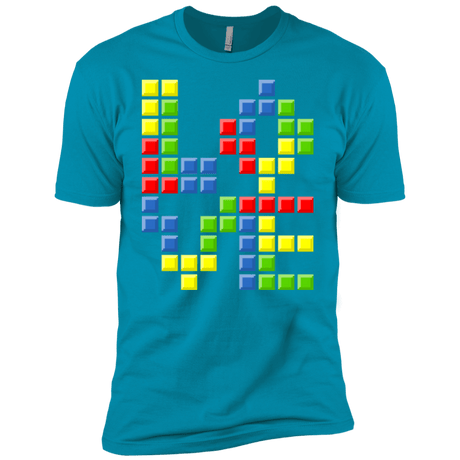 T-Shirts Turquoise / YXS Love Puzzles Boys Premium T-Shirt