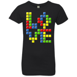 T-Shirts Black / YXS Love Puzzles Girls Premium T-Shirt