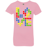 T-Shirts Light Pink / YXS Love Puzzles Girls Premium T-Shirt