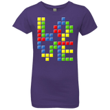 T-Shirts Purple Rush / YXS Love Puzzles Girls Premium T-Shirt