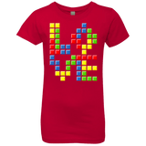 T-Shirts Red / YXS Love Puzzles Girls Premium T-Shirt