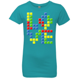 T-Shirts Tahiti Blue / YXS Love Puzzles Girls Premium T-Shirt