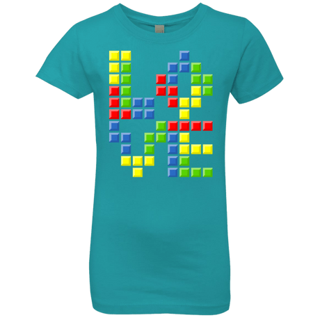 T-Shirts Tahiti Blue / YXS Love Puzzles Girls Premium T-Shirt
