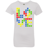 T-Shirts White / YXS Love Puzzles Girls Premium T-Shirt