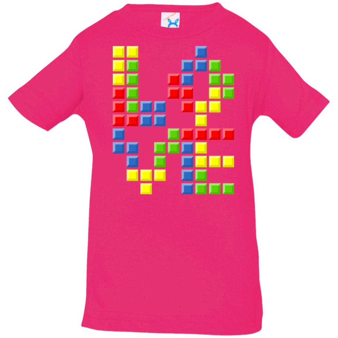 T-Shirts Hot Pink / 6 Months Love Puzzles Infant Premium T-Shirt