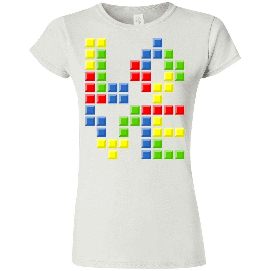 T-Shirts White / S Love Puzzles Junior Slimmer-Fit T-Shirt