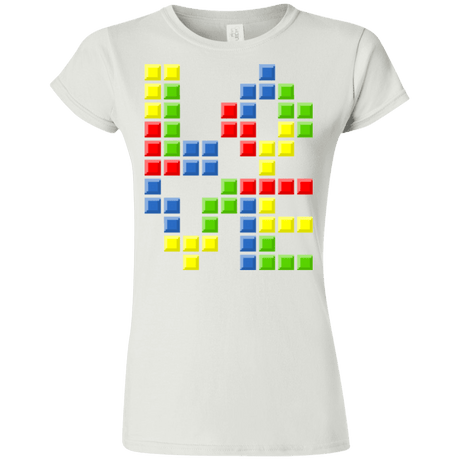 T-Shirts White / S Love Puzzles Junior Slimmer-Fit T-Shirt