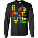 T-Shirts Black / S Love Puzzles Men's Long Sleeve T-Shirt