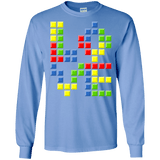 T-Shirts Carolina Blue / S Love Puzzles Men's Long Sleeve T-Shirt