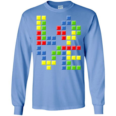 T-Shirts Carolina Blue / S Love Puzzles Men's Long Sleeve T-Shirt