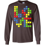 T-Shirts Dark Chocolate / S Love Puzzles Men's Long Sleeve T-Shirt