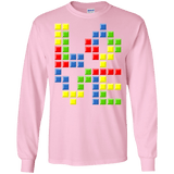 T-Shirts Light Pink / S Love Puzzles Men's Long Sleeve T-Shirt