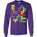 T-Shirts Purple / S Love Puzzles Men's Long Sleeve T-Shirt