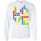 T-Shirts White / S Love Puzzles Men's Long Sleeve T-Shirt