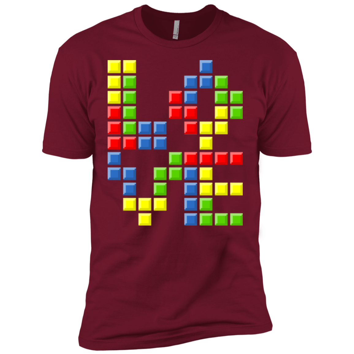 T-Shirts Cardinal / X-Small Love Puzzles Men's Premium T-Shirt