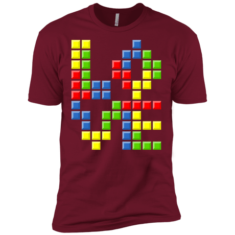 T-Shirts Cardinal / X-Small Love Puzzles Men's Premium T-Shirt