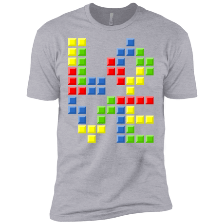 T-Shirts Heather Grey / X-Small Love Puzzles Men's Premium T-Shirt