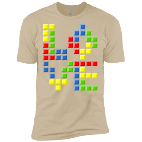 T-Shirts Sand / X-Small Love Puzzles Men's Premium T-Shirt