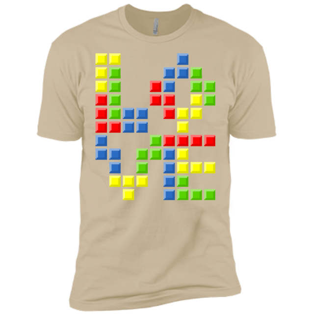 T-Shirts Sand / X-Small Love Puzzles Men's Premium T-Shirt
