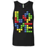 T-Shirts Black / S Love Puzzles Men's Premium Tank Top