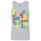 T-Shirts Heather Grey / S Love Puzzles Men's Premium Tank Top