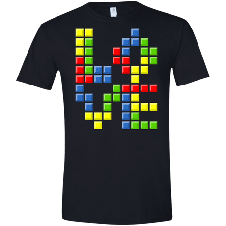 T-Shirts Black / X-Small Love Puzzles Men's Semi-Fitted Softstyle