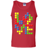 T-Shirts Red / S Love Puzzles Men's Tank Top