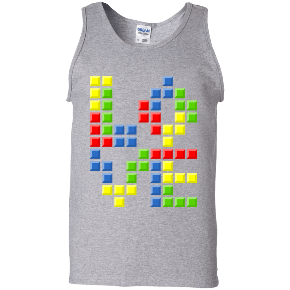 T-Shirts Sport Grey / S Love Puzzles Men's Tank Top