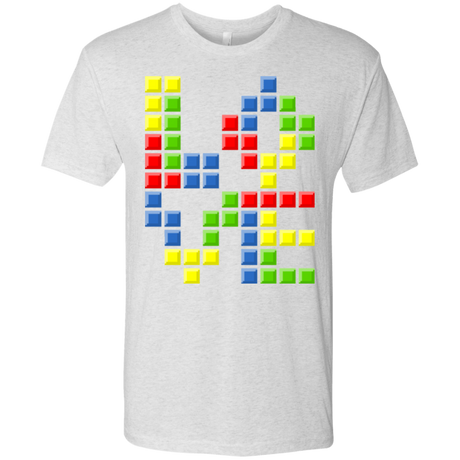 T-Shirts Heather White / S Love Puzzles Men's Triblend T-Shirt